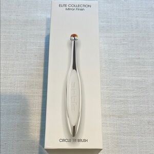 Artis Elite Mirror Finish Circle 1R Brush - Silver and Orange